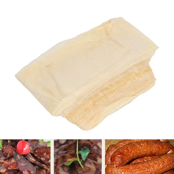 Edible Drying Sausage Casing, Sausage Casing Double Layer Texture Practical For Sausage Making
