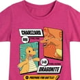 thumbnail image 3 of Pokémon  - Dragonite Charizard Prepare For Battle - Youth Girls Short Sleeve Graphic T-Shirt, 3 of 5