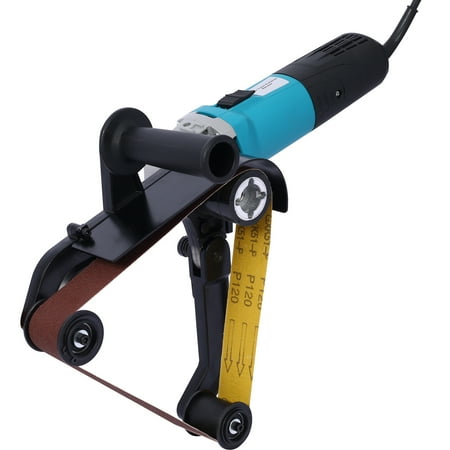 

Walkfairy Stainless Steel Tube Belt Sander Polisher pipe Sander Belt Grinder 110v 1300w with Alumina Oxide Sanding Grinding and Polishing