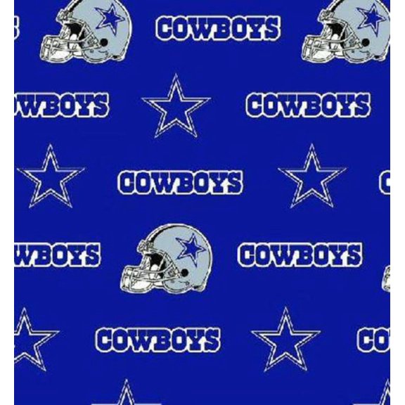 Handmade Sheets or Pillow Cover Cowboys Solid Blue