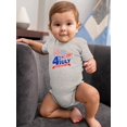 thumbnail image 2 of July 4Th Independence, Day Bodysuit Infant -Image by Shutterstock,  24 Months, 2 of 4