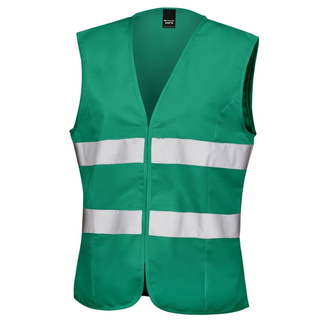 Result - Chaleco de Alta Visibilidad de Seguridad para Mujer (Verde Paramédico)