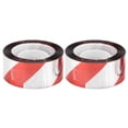 thumbnail image 3 of Agricultural Bird Repellent Tape, Reflective Bird Catching Tape Bright Aluminized Film Waterproof Thick  For Paddy For Orchard 2 Pack Red Silver 80m, 3 of 8
