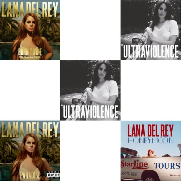 Born To Die (Paradise Edition) & Paradise & Ultraviolence & Ultraviolence & Honeymoon [CD Bundle]
