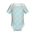thumbnail image 2 of Balery Daisies Flowers Pattern Baby Climbing Clothes Infant Bodysuit Cute Infant Bodysuit Baby Romper-9M, 2 of 7