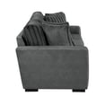 thumbnail image 5 of Lexicon Athena Textured 2pc Set: Sofa, Loveseat in Dark Gray, 5 of 14