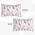 thumbnail image 2 of Honeii Valentine's Day gnomes Pattern Decorative Throw Pillow Case - Elevate Your Couch, Sofa, or Bed with Stylish Home Decor(No pillow core)-20"x30", 2 of 6