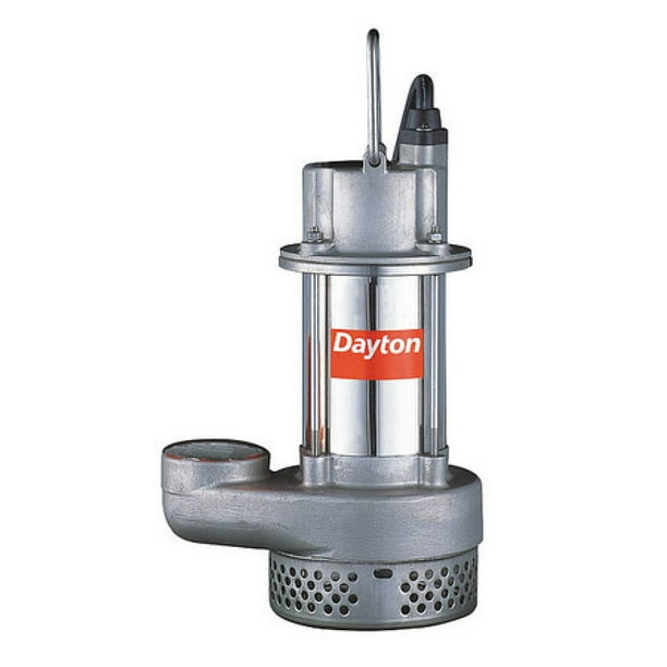 DAYTON 1XHV4 1/2 HP 2" PlugIn Utility Pump 120V AC Float