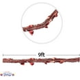 thumbnail image 3 of PMU Valentine’s Day Heart Tinsel Garland Red and White Metallic 9ft Pkg/6, 3 of 8