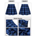 thumbnail image 3 of STARVNC Women High Waist Pleated Checkered Printed Skirt, 3 of 8