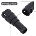 thumbnail image 2 of Vehicles Black Hose Connector Heater Replacement Wear Resistant Efficiency Installation Non Deformation For Mazda 3 5, 2 of 8