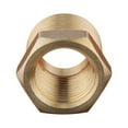 thumbnail image 3 of Reducing Bushing 1/2" Male 3/8" Female Solid Brass | Renovator's Supply, 3 of 4