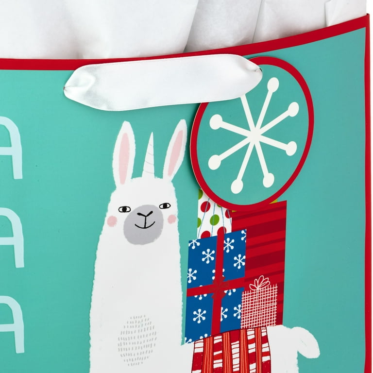 Hallmark Christmas Gift Bag Bundle with Tissue Paper, Quirky Kids (Pack of  3 Gift Bags; 1 Large 13, 2 Extra Large 15) Llamacorn, Dinosaur, Santa  Scooter 