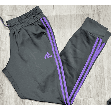 Adidas Ladies' Tricot Jogger (Grey/six-Purple, S)