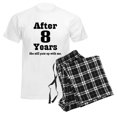 thumbnail image 6 of CafePress - 8Th Anniversary Funny Quote Men's Light Pajamas - Men's Light Loose Fit Cotton Pajama Set, 6 of 7