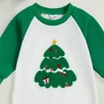 thumbnail image 5 of yocbz Boy Christmas Romper My First Christmas Baby Boy Outfit Baby Girl Boy Christmas Outfit Long Sleeve Letter Sweatshirt Romper Bodysuit Fall Winter Clothes White,Size for 12-18 Months, 5 of 6
