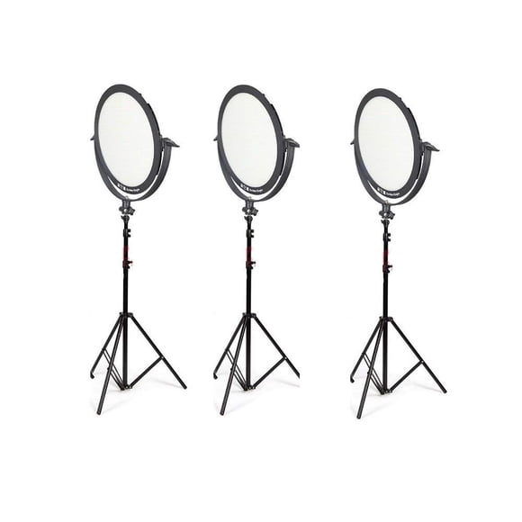 Lámpara LED para fotografía y vídeo 330 Varicolor Ultra Slim + Accesorios