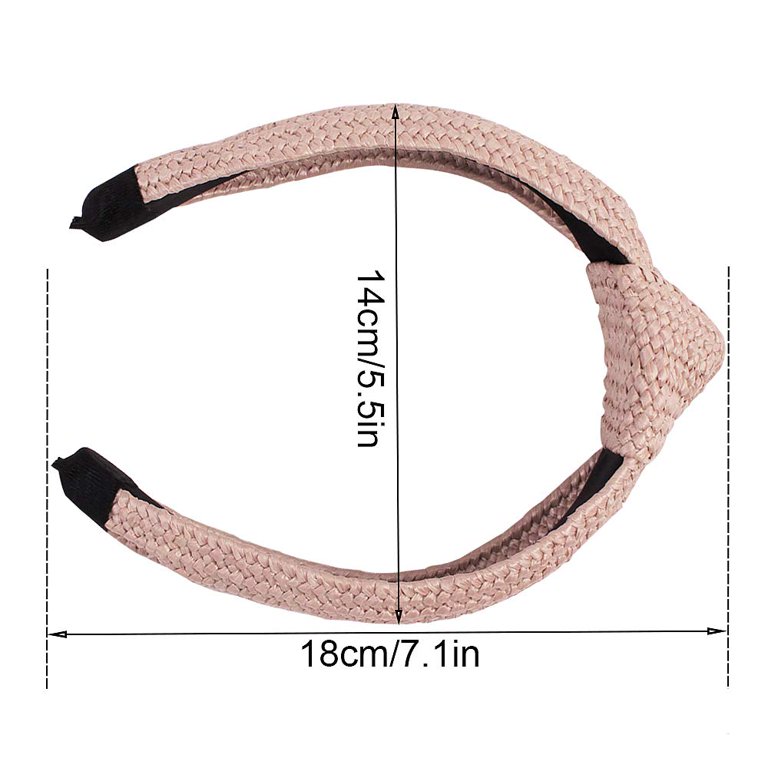  Ivyu Headbands Women Hair Head Hands Braided Head Band Twist  Hairbands for Girls Black Pink Gray White Hair Band : Everything Else