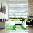 thumbnail image 7 of Ahgly Company Machine Washable Indoor Square Transitional Green Area Rugs, 7' Square, 7 of 7
