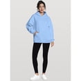 thumbnail image 6 of Women's Oversized Fleece Hoodie Comfy Loose Fit Pullover Sweatshirt Fall Winter Clothes, 6 of 6