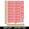 thumbnail image 2 of For Review with Border Document Sticker Set - Red - Matte Finish - 2.00" Large, 2 of 7
