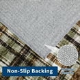 thumbnail image 7 of FairOnly 5'x7'Modern Geometric Plaid Non Slip Area Rug British Style Machine Washable Soft Non Shedding Rug for Living Room Bedroom,Green Coffee, 7 of 7