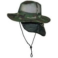 thumbnail image 2 of Tropic Hats Summer Wide Brim Mesh Safari/Outback W/Neck Flap & Snap Up Sides - Camo S, 2 of 4
