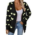 thumbnail image 2 of Cardigan Tricoté Mi-Long pour Femmes, Doux et à la Mode, 2 of 9