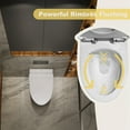 thumbnail image 3 of Los Flexi Elongated Wall Mounted Toilet Bowl with Soft-Close Seat, Modern Design and Easy to Clean, 3 of 13
