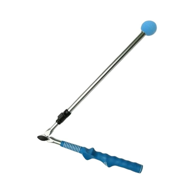 Ayuda de entrenamiento de swing de golf kusrkot Warm Up Stick Trainer Agarre Azul