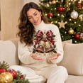 thumbnail image 4 of Diy Christmas Diamond Painting Kit, Christmas Decorations,Snowman Pearl Bead Painting With Display Frame, Easy 5D Gem Mosaic Art, Ideal Xmas Home Wall Decoration For New Crafters (Jingle Bells), 4 of 7