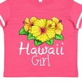 thumbnail image 4 of Inktastic Hawaii Girl Hibiscus Flowers Girls Toddler T-Shirt, 4 of 5