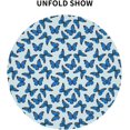 thumbnail image 4 of Butterfly Tablecloth Round 60 Inch Table Cloth Cover Mat Holiday Party Decoration for Dining Room Home Kitchen Picnic, 4 of 6