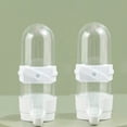 thumbnail image 1 of 2 PCS Bird Water Dispenser Bird Water Feeder No Mess Bird Food Container Treadle Feeder Squirrel Head Feeders for outside Solar Power Feeder Proof Squirrel Feeder Hand Hummingbird Feeder, 1 of 3