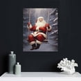 thumbnail image 4 of Nawypu Christmas Canvas Wall Art, Vintage Winter Room Aesthetics Decor Santa Claus Posters, Xmas Gifts Home Decor Print, Rustic Farmhouse Snowflake Wall Decor for Bedroom Living Room, 4 of 4