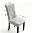 thumbnail image 3 of Thick Quilted Dining Chair Slipcovers with Padded Seat and Back, Non-Slip Full Wrap Chair Covers for Dining Room Kitchen Chairs, 3 of 7