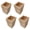 Square slot 4 4-10cm, variant on Pack of 4 Heavy Duty Wooden Furniture Leg Raisers Provide Extra Height & Improved Flows for Underneath Furniture