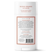 Native Deodorant for Women, Aluminum Free, Solid Deodorant Stick, Blood Orange & Clove, 2.65 oz