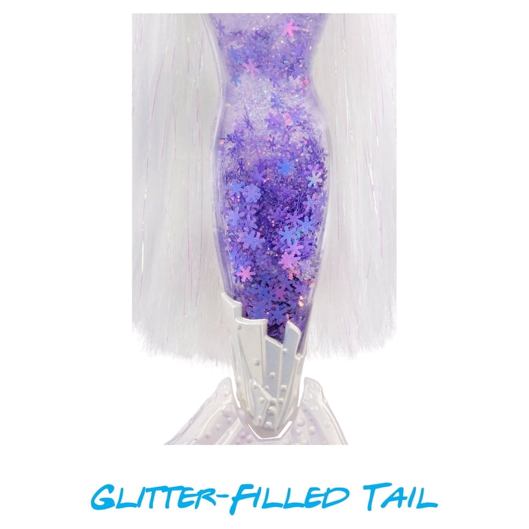 Mermaze Mermaidz, Crystabella Doll with Color Change Fin, Glitter