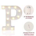 thumbnail image 2 of LED Marquee Letter Lights Sign, Light Up Alphabet Letter for Home Party Wedding Decoration P, 2 of 5