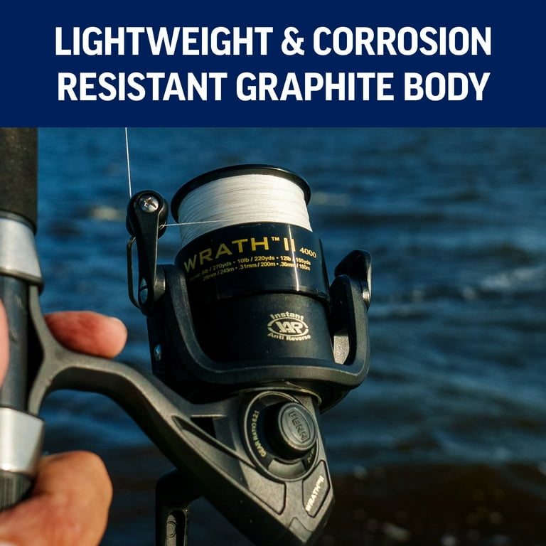 Free Shipping! PENN Wrath II 5000 Size Spinning Reel with Graphite