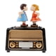 thumbnail image 1 of Caja de Música de Radio Clásica Retro Caja de Música de Cuerda, 1 of 9