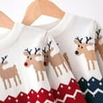 thumbnail image 4 of Sudadera navideña para niños, ropa para niños, camisa de manga larga, suéter de punto, cárdigan, disfraz navideño, mono de nieve para bebés pequeños, camisetas de ciervos para primavera,, 4 of 5