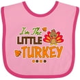 thumbnail image 3 of Inktastic Thanksgiving Im the Little Turkey Boys or Girls Baby Bib, 3 of 4