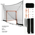 thumbnail image 5 of VEVOR Hockey and Lacrosse Goal Backstop with Extended Coverage, 12' x 9' Lacrosse Net, Complete Accessories Training Net,Quick Easy Setup Backyard Lacrosse Equipment, Perfect for Youth Adult Training, 5 of 9