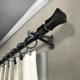 thumbnail image 3 of 13/16" Dia Adjustable 28-48" Leandro Curtain Rod in Black, 3 of 3