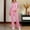 Pink, variant on Womens Sweatsuits 2 Piece Hoodie Sweatshirt Wide Leg Sweatpants Lounge Sets Womens Fall Fashion Jogging Suits for Women