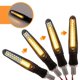 thumbnail image 2 of 2 PCS Universal Orange Led Motorcycle Turn Signal 12v Ip68 Waterproof Sequential Amber 2, 2 of 5