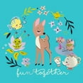 thumbnail image 2 of Girl's Disney Fun Together  Graphic Tee Tahiti Blue Medium, 2 of 4