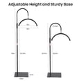 thumbnail image 4 of Lámpara Mznoo Lash Luz Luna Media LED Ajustable 99 cm–175 cm, 4 of 7